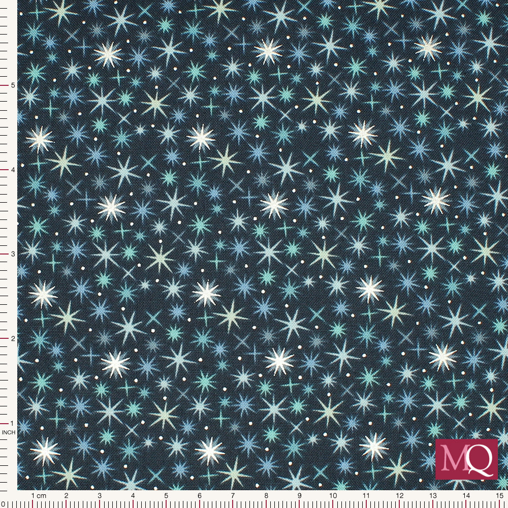 A Winter's Moon by Lewis and Irene - Twinkling Stars On Midnight Blue