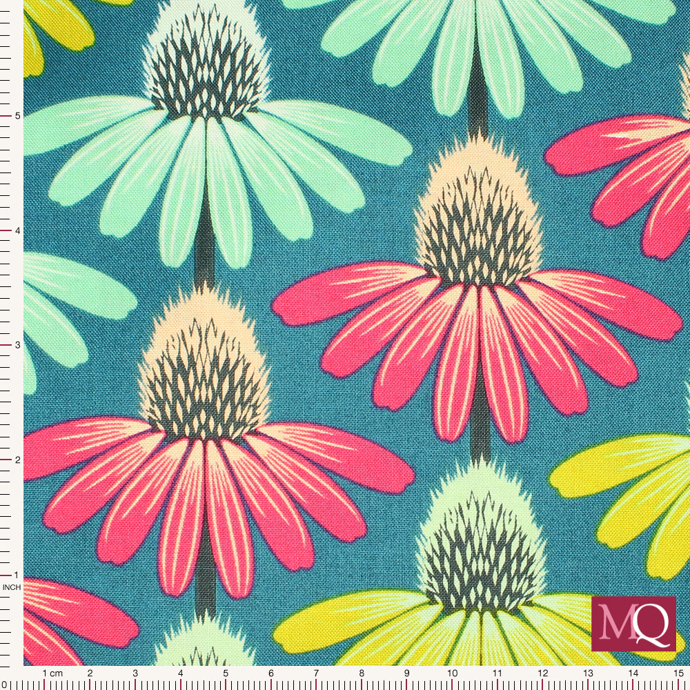 Echinacea Rhythm-Perennial Borders by Anna Maria Textiles Rhythm