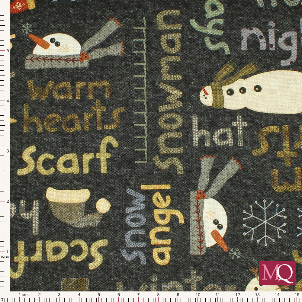 Snowy Days and Frosty Nights by Kathi Campbell for Studio E Fabrics - Snow Many Words