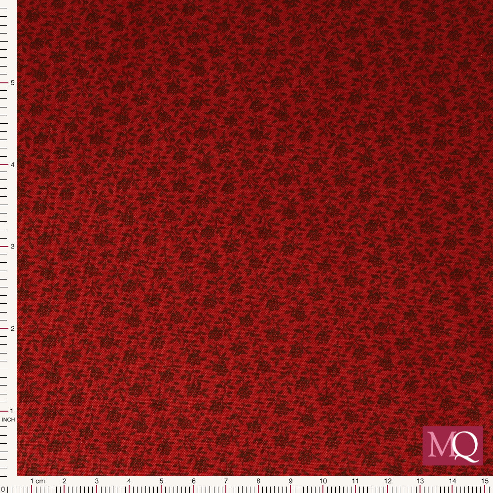 American Gatherings 111 by Primitive Gatherings for Moda - Deep Crimson 49326 13