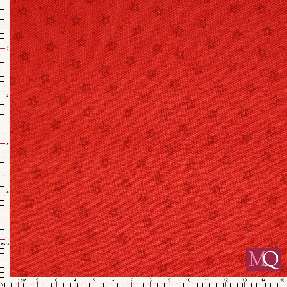 Gingerbread Seanson by Lewis and Irene - Red Stars - C853