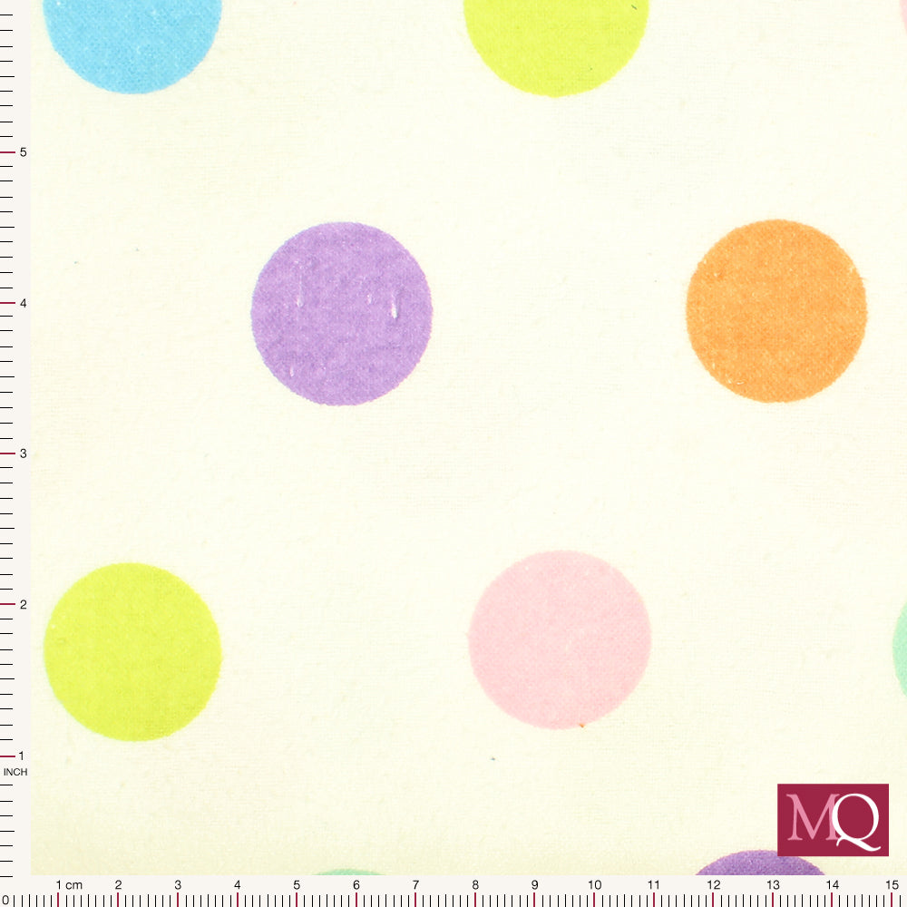 Bright Spots Comfy Wincyette /Flannel - £10/metre