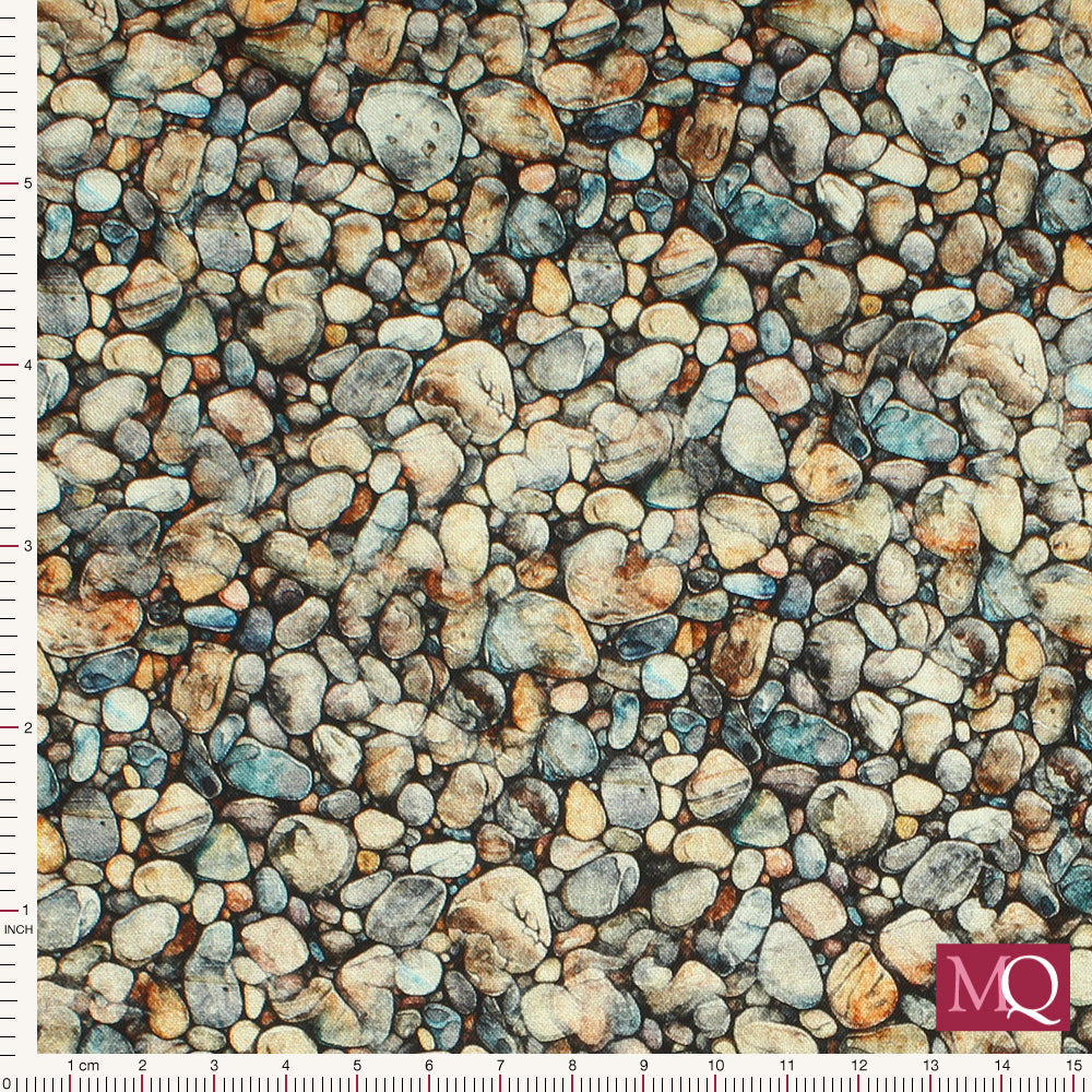 Earthly Delights by Dan Morris for QT Fabrics £1.60/10cm River Rocks