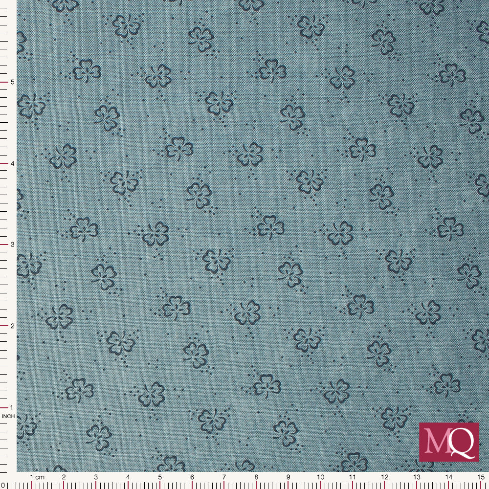 Bluebirds Nest by Kansas Troubles for Moda - Light Blue