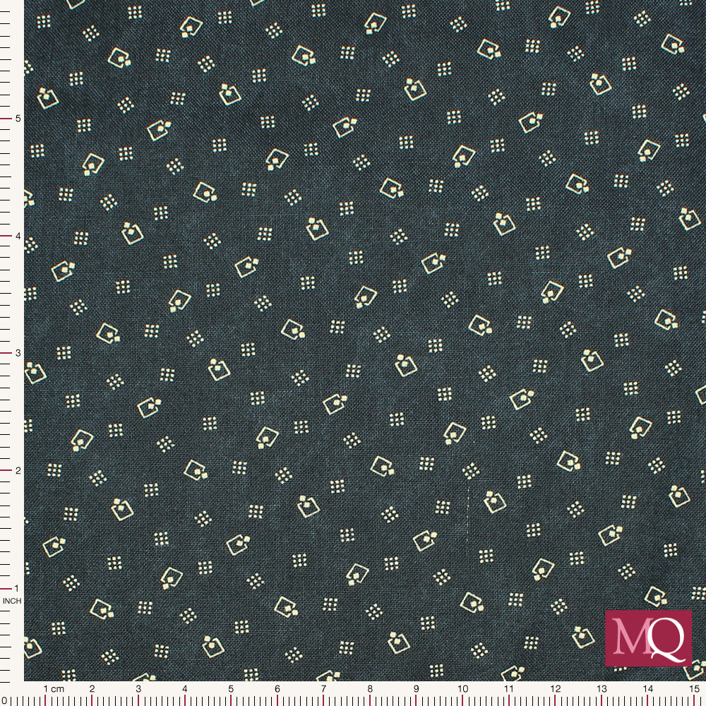 Bluebirds Nest by Kansas Troubles for Moda - Blue