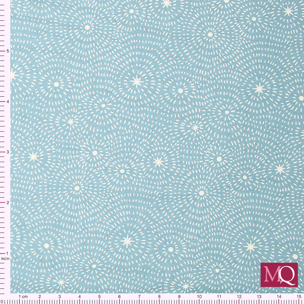 Night Owl by Gingiber for Moda - Sky - Blue Starry Sky