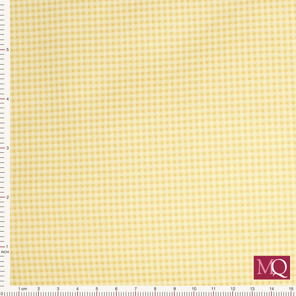 Little Ones by Makower - Gingham Yellow
