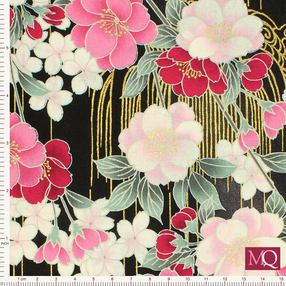 Ara by Nutex - 67120 1-Black/Gold /Metallic £1.50/10cm