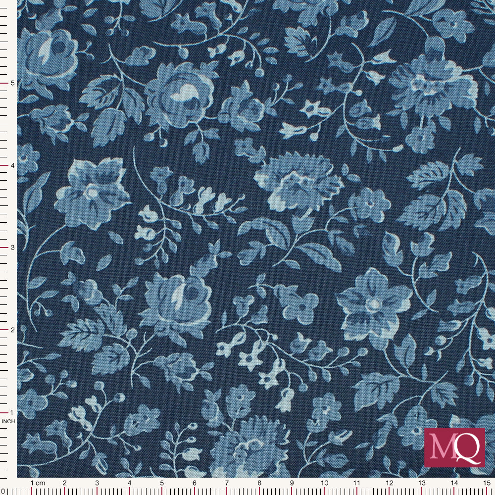 Blueprint by Camille Roskelley for Moda - Navy