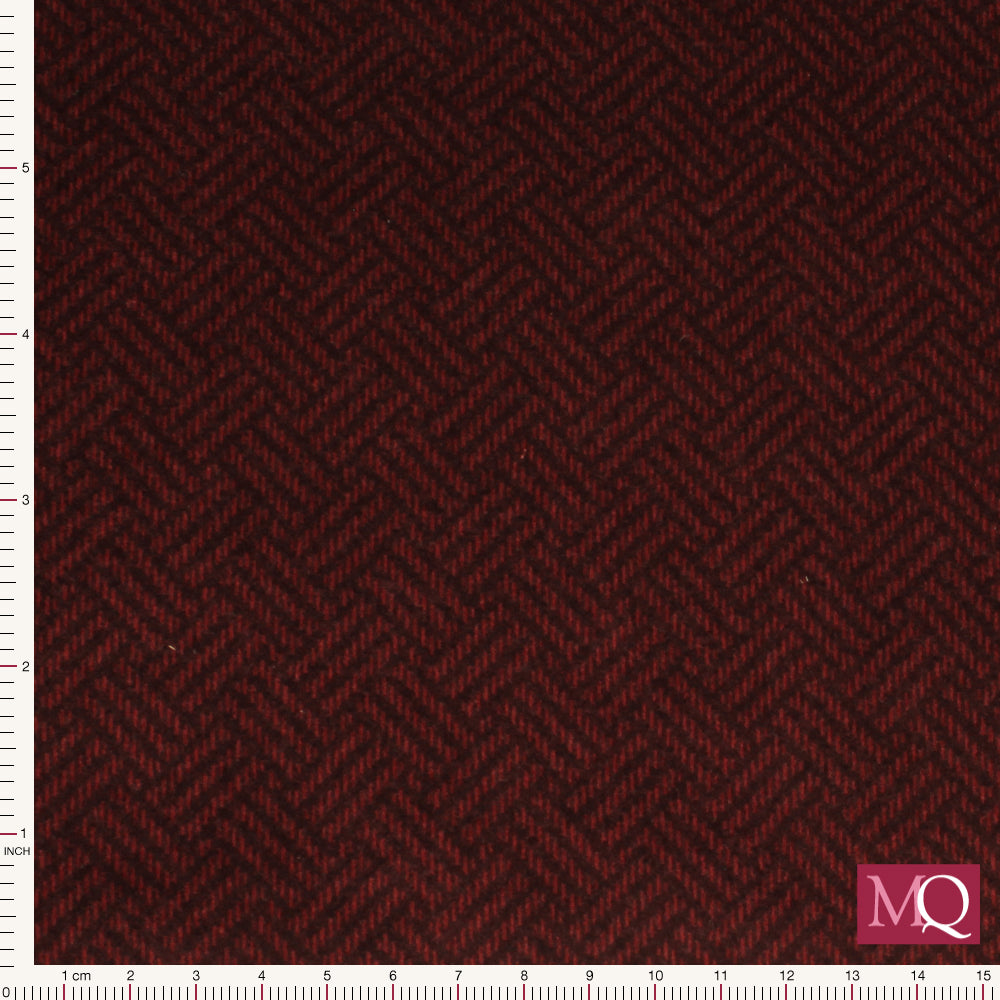 Prairie Gatherings by Primitive Gatherings for Moda - Basketweave Merlot