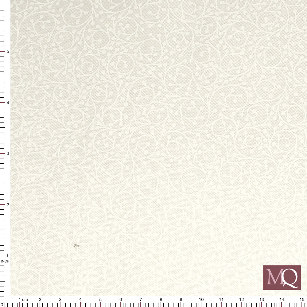 Tiny Tonals by Lewis & Irene - White on White Vines