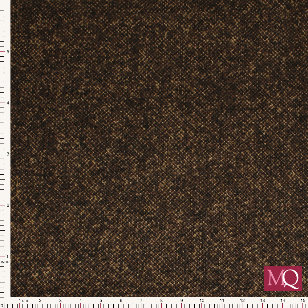 Winter Wool Cotton by Cheryl Haynes for Benartex - Brown