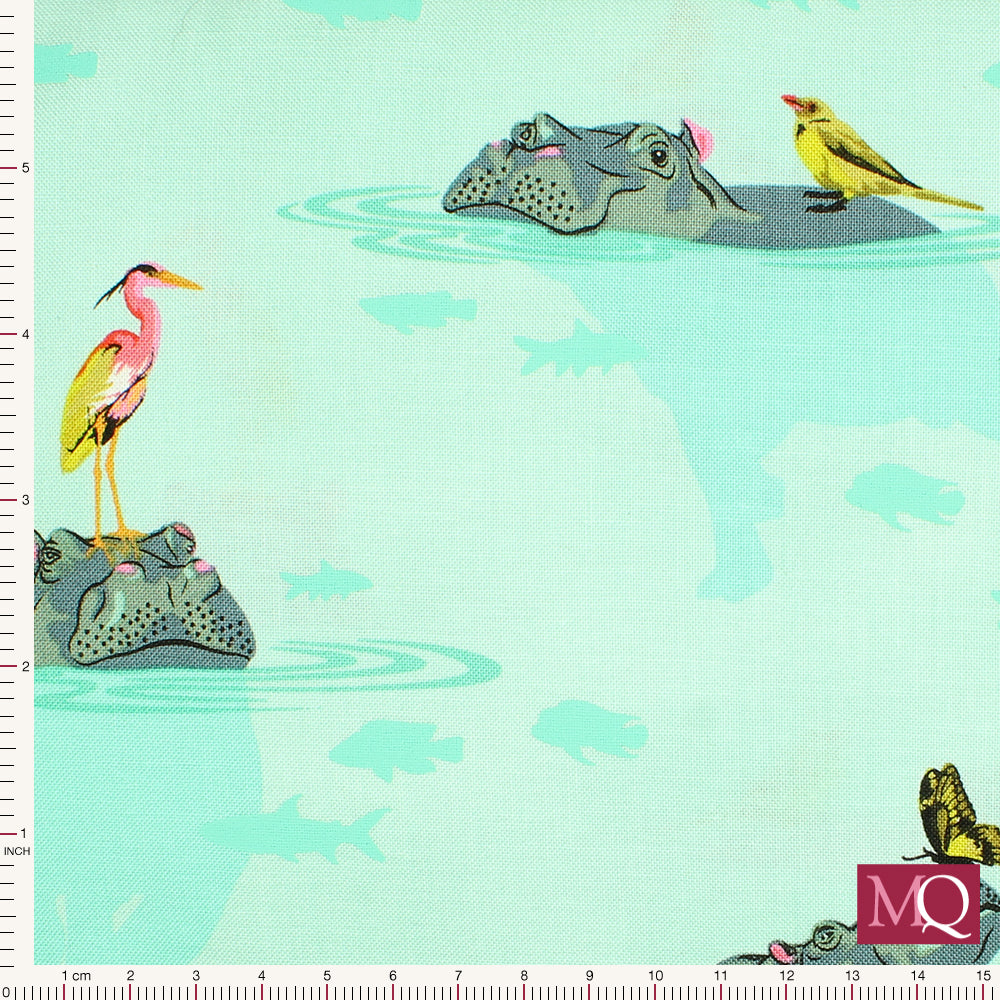 Everglow by Tula Pink - My Hippos Don't Lie PWTP204.Spirit