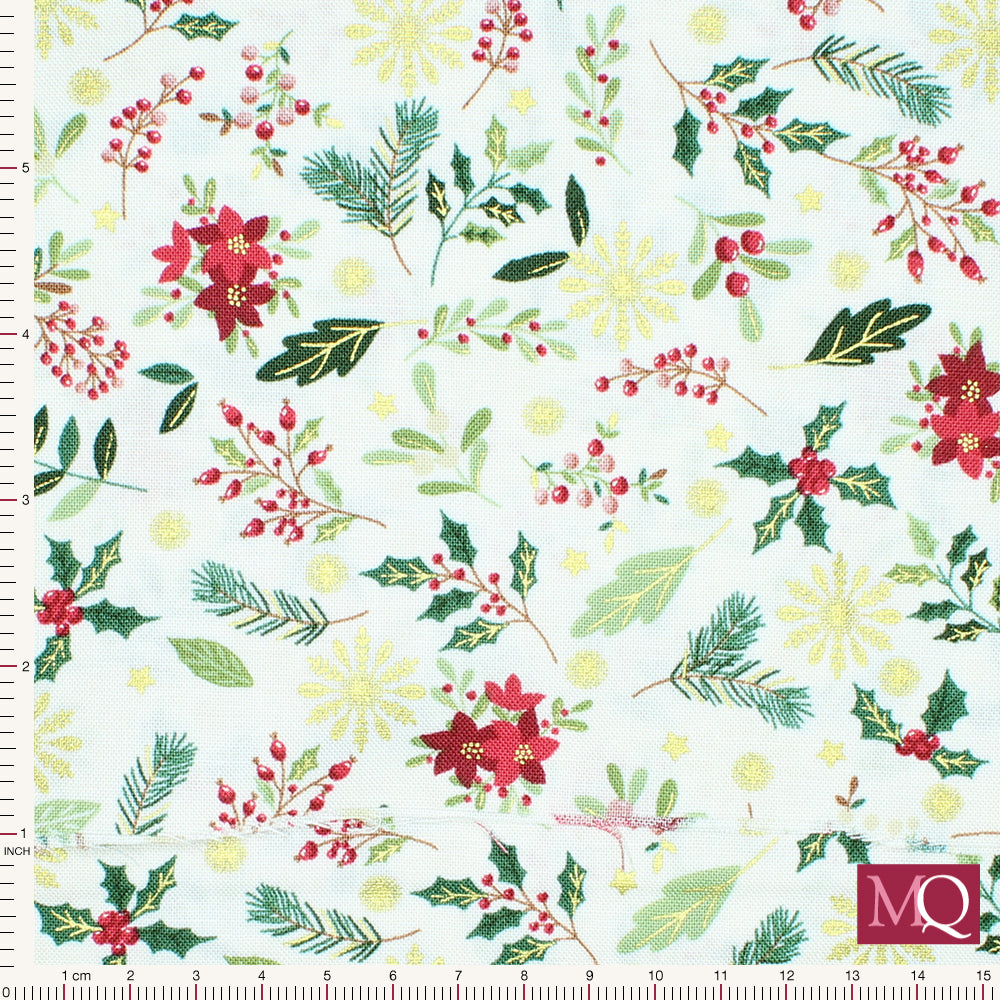 Cosy Foliage by Makower - Cream 2571/Q