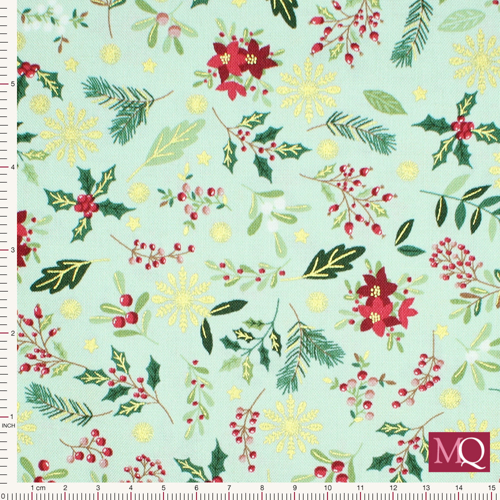 Cosy Foliage by Makower - Green 2571/G