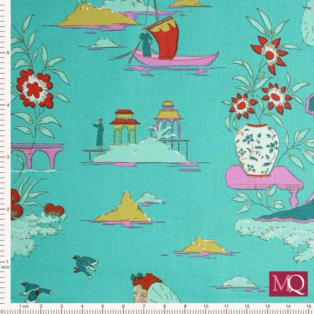 Bloomsville by Tilda - Garden Vista Turquoise