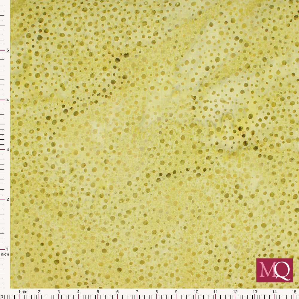 Bali Batik by Hoffman - Yellow/Green Dots