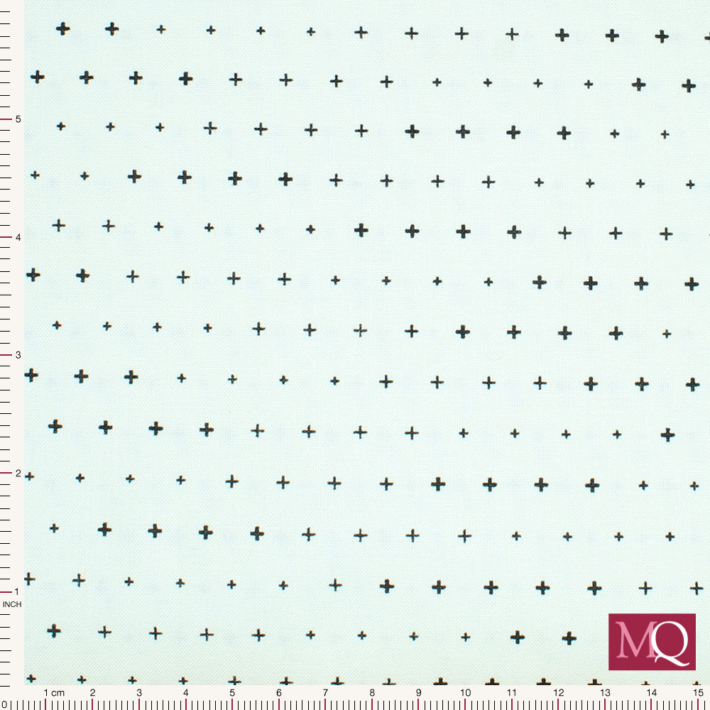 Simply by Nutex - White with Black Crosses
