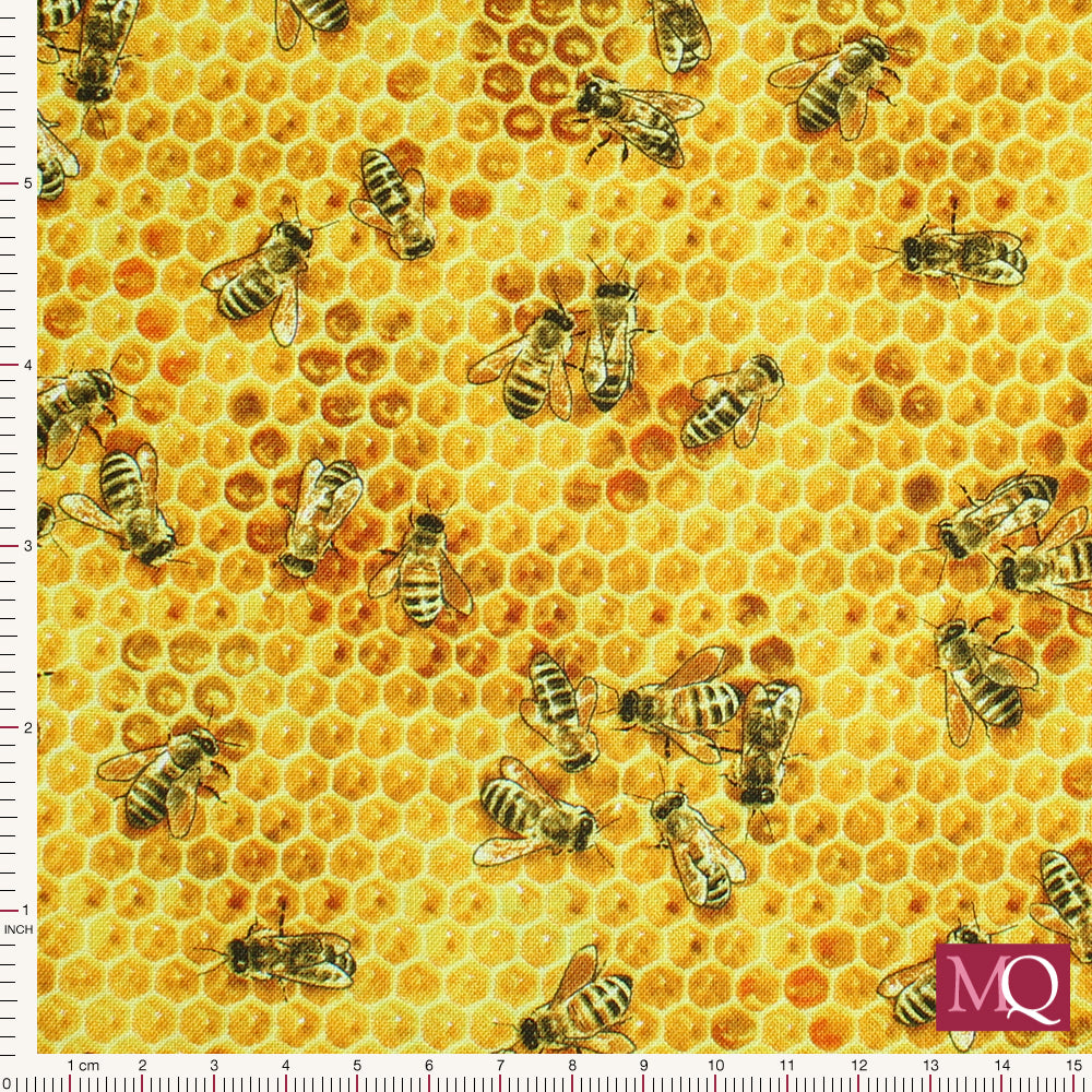 Bees and Flowers -by Elizabeth Studios - Honey