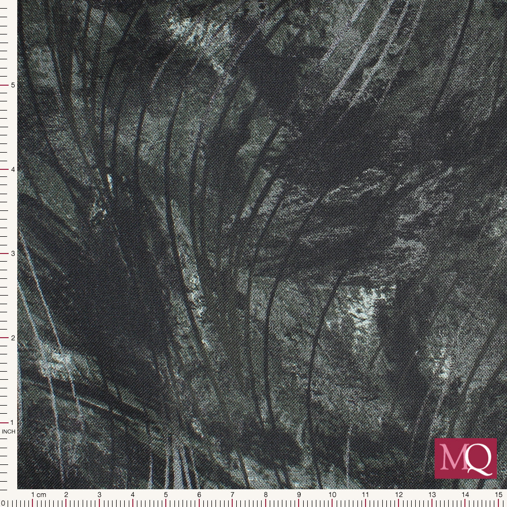 Go With the Flow from Maywood - Black/Gray - 108" Wide