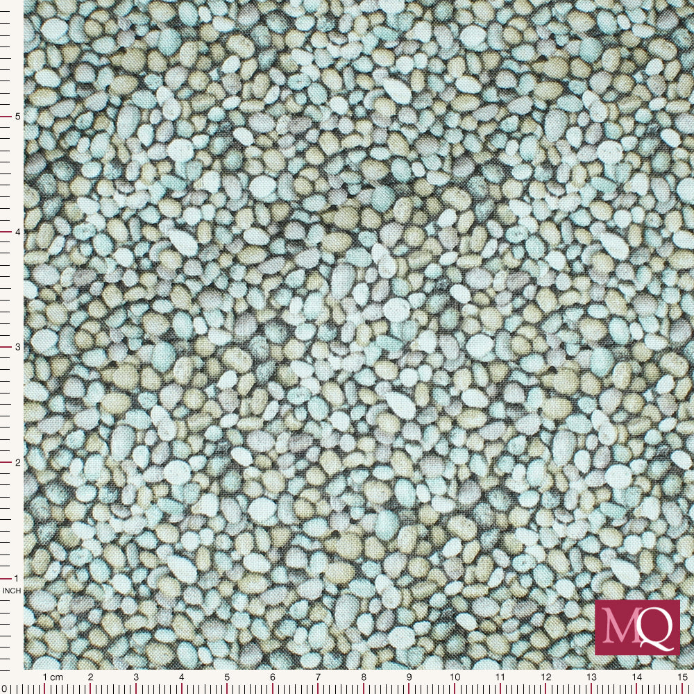 Naturescapes Basics by Northcott - Pebbles Mid Gray 25494-93