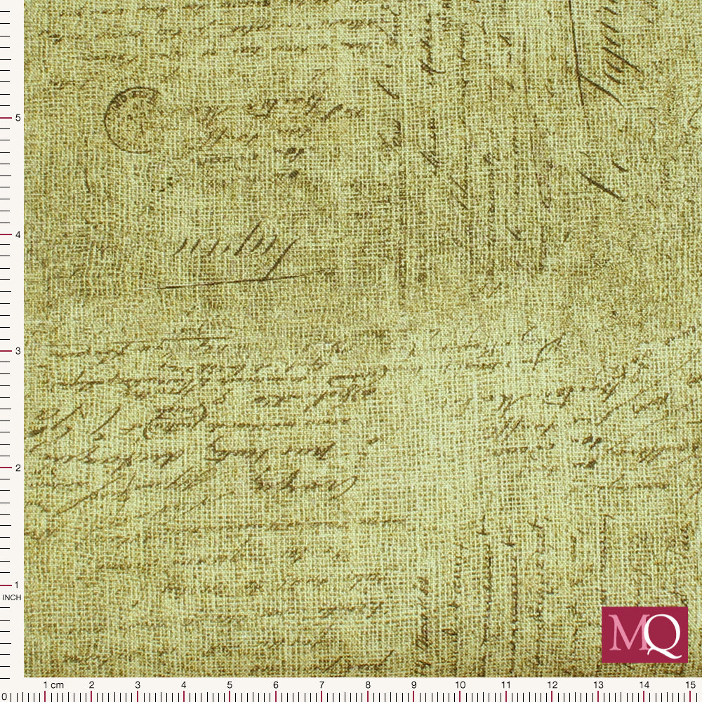Love Letter Texture by Timeless Treasures - Tan