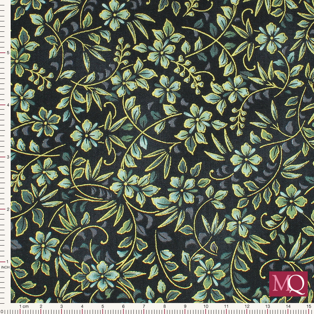 Imperial Collection Honoka from Robert Kaufman - Black Multi Reduced NOW £10m
