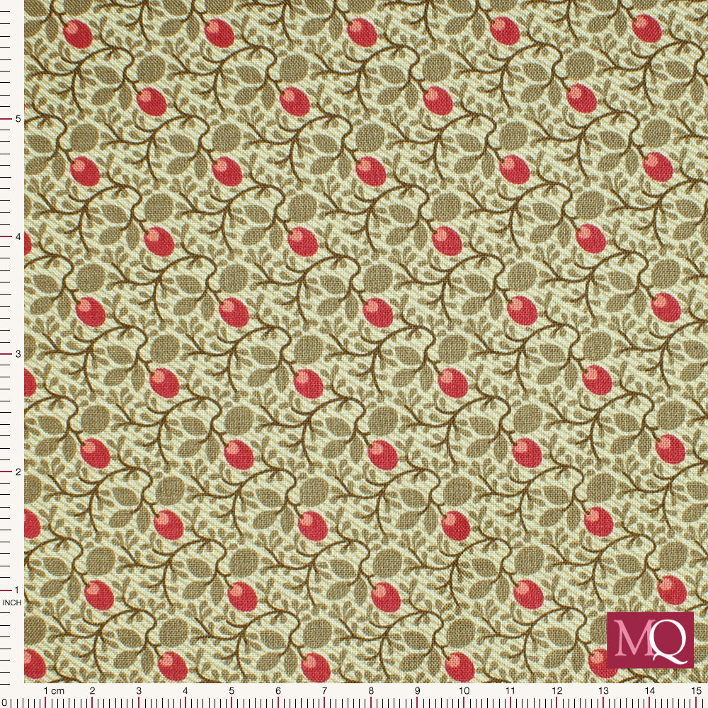Joy by Laundry Basket Quilts for Andover- Cranberries 1044N