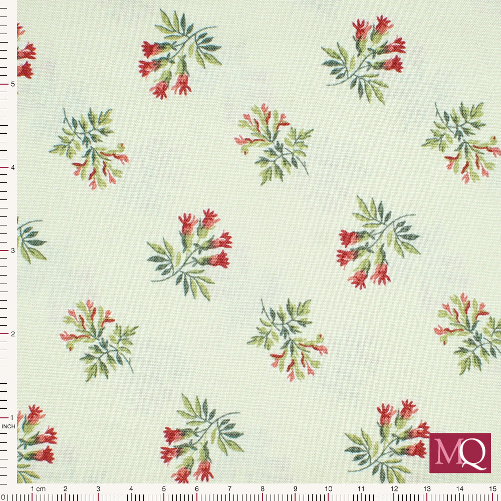 Joy by Laundry Basket Quilts for Andover- Corsage Parchment 1057L