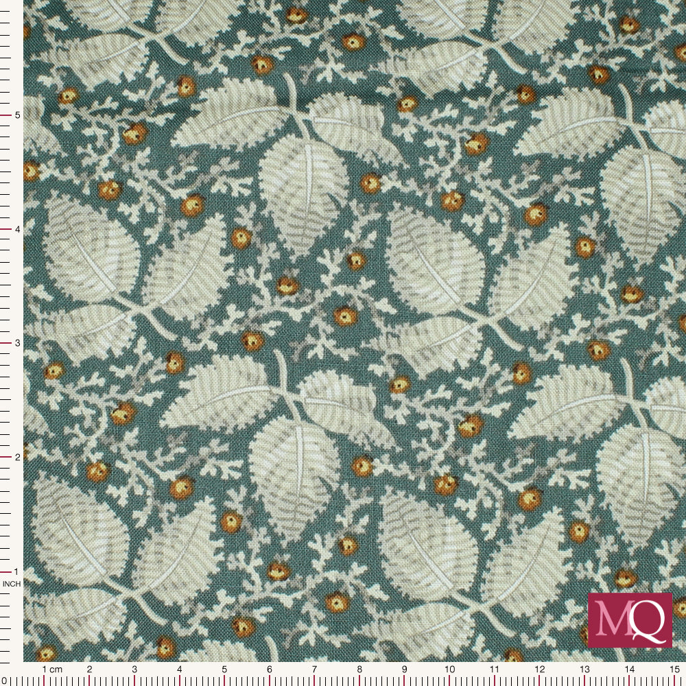 English Garden by Edyta Sitar of Laundry Basket Quilts Mint - Earl Grey