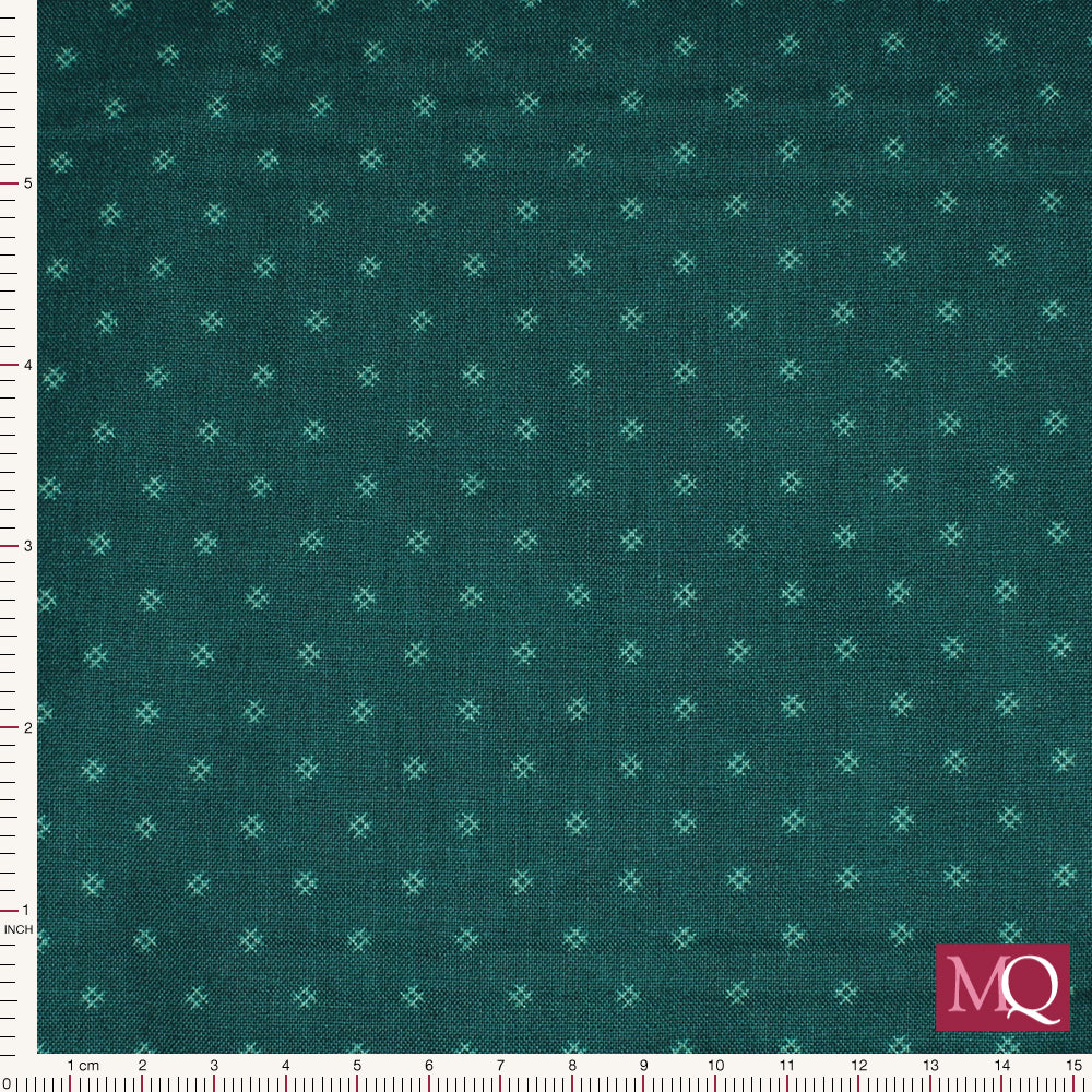 Jewel Box by Andover Fabric - Tic Tac Toe - Teal
