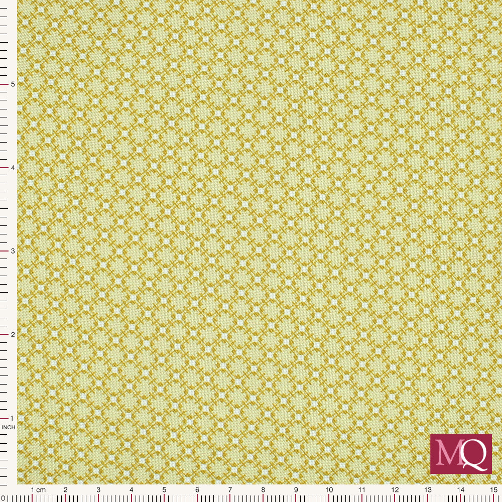 Birds and Bees by Marcus Fabrics - Yellow