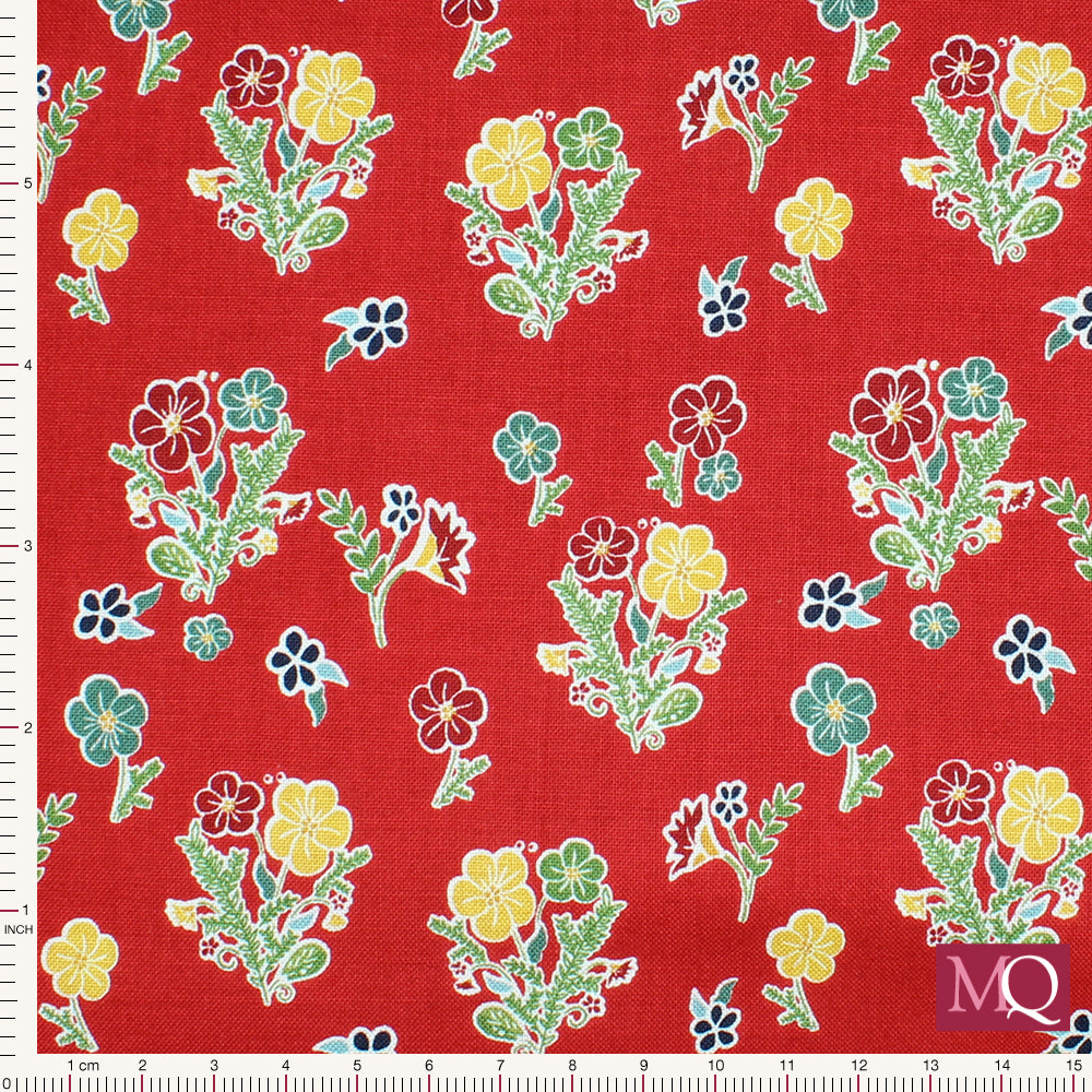 Love you Smore by Gracey Larson for Riley Blake - Red Reduced NOW £10m