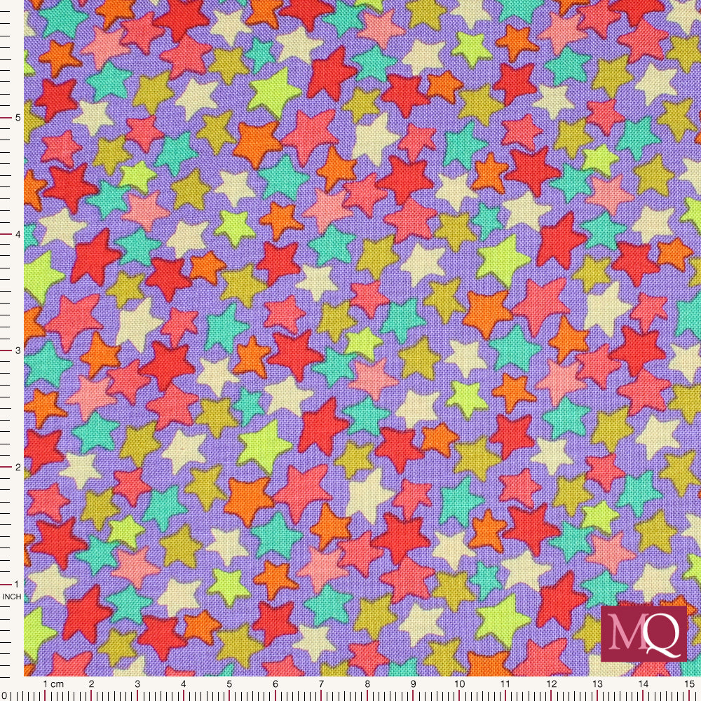 Atlantis Starfish by Sally Kelly for Windham - Amethyst - Reduced £8/m