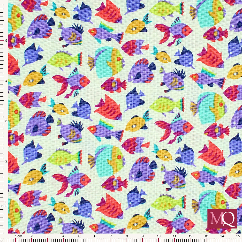 Atlantis Shoal by Sally Kelly for Windham - Cream Remnant