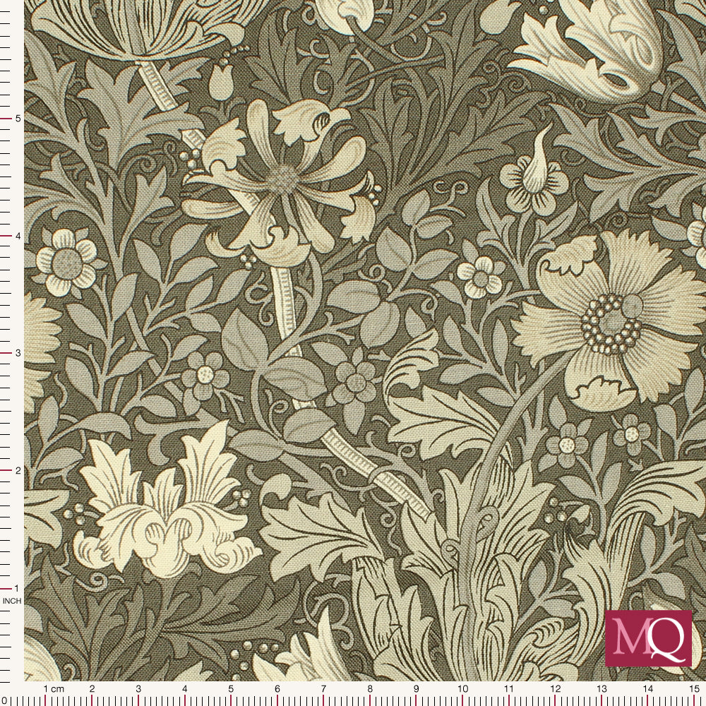 Ebony Suite - Best of Morris by Barbara Brackman for Moda - Charcoal