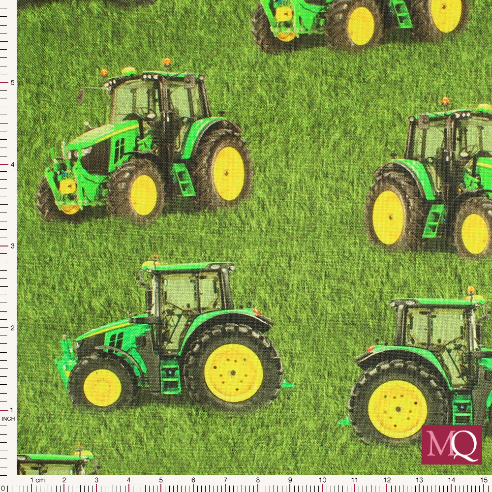 Farm Machines by Kennard & Kennard at Nutex - Green Tractors on Grass
