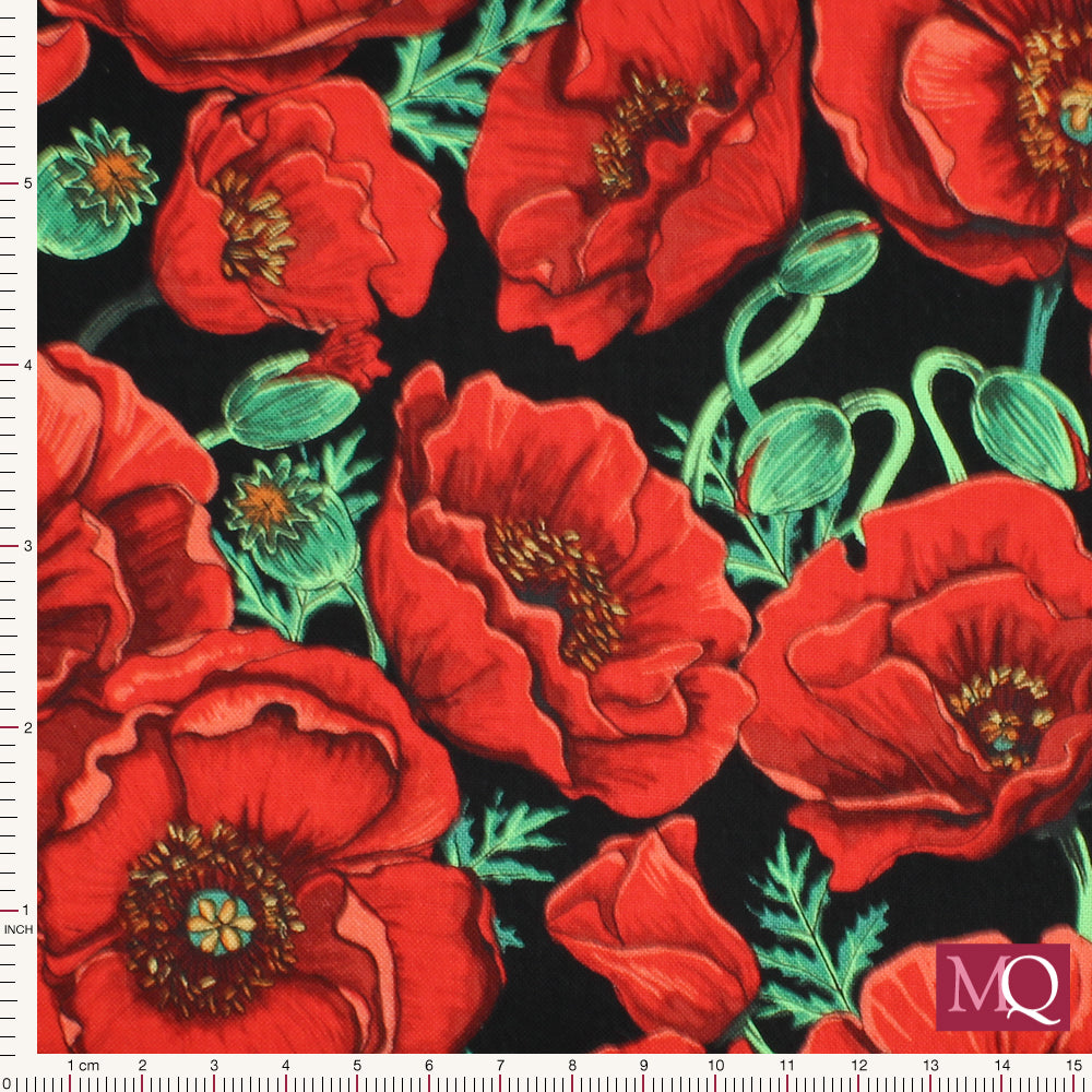 Flower Market by Ned Barraud for Nutex - Poppies