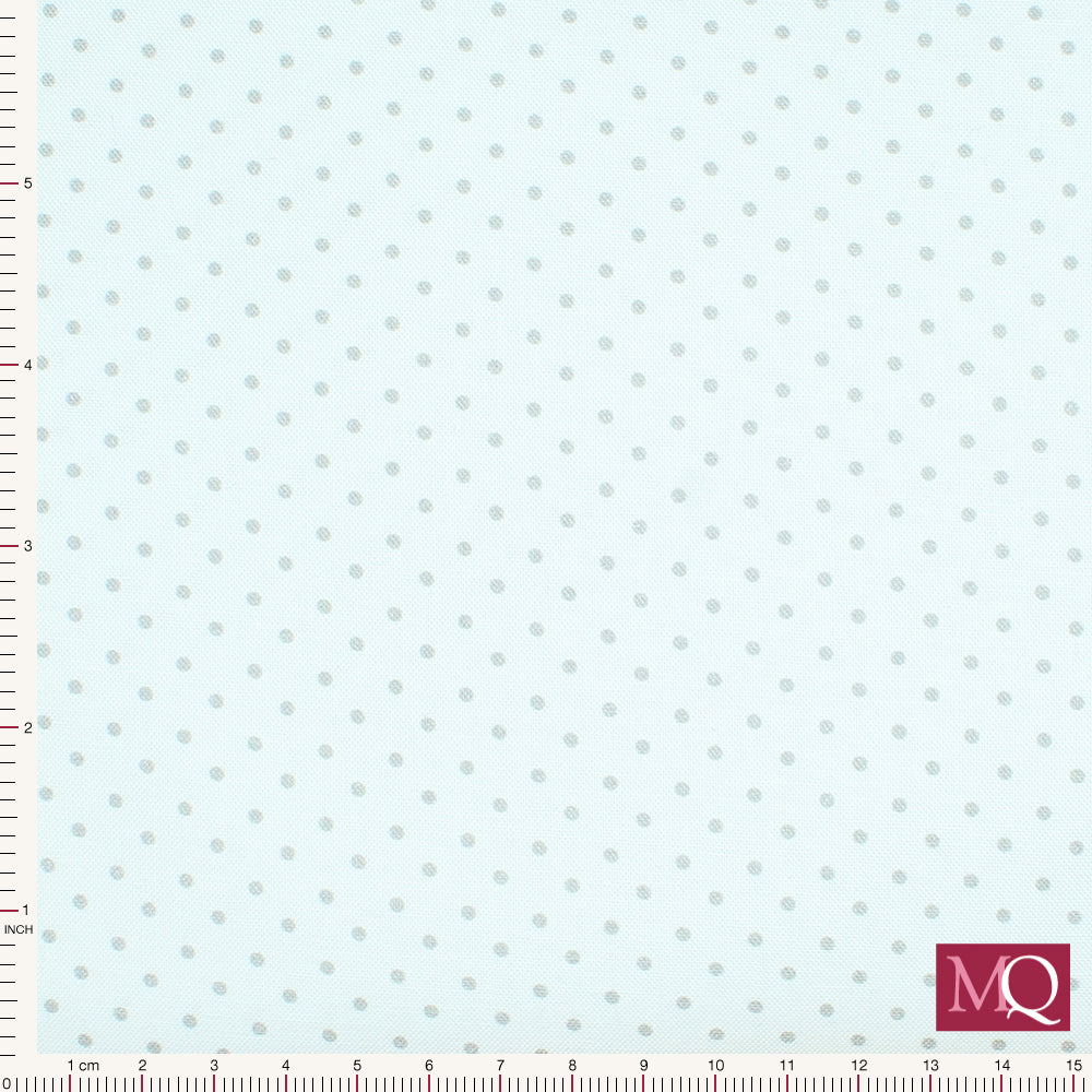 Pin Dot by Nutex - White with Grey Dots