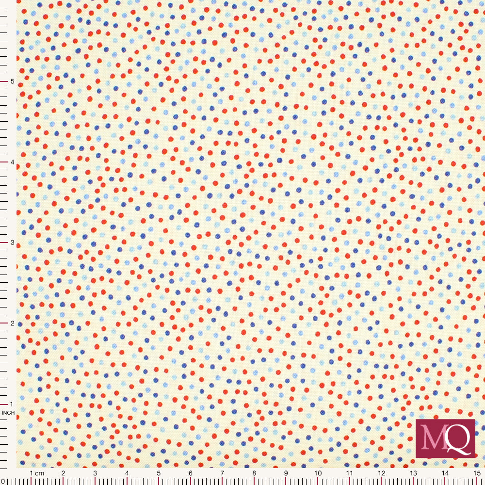 Garden Pin Dot by Michael Miller - Cadet