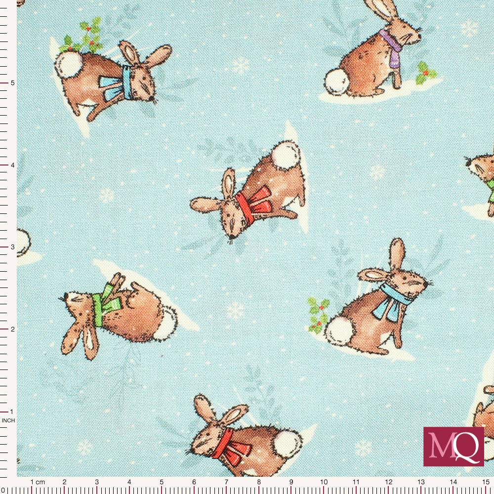 Winter Wonderland by Susan Wheeler for Nutex - Rabbits