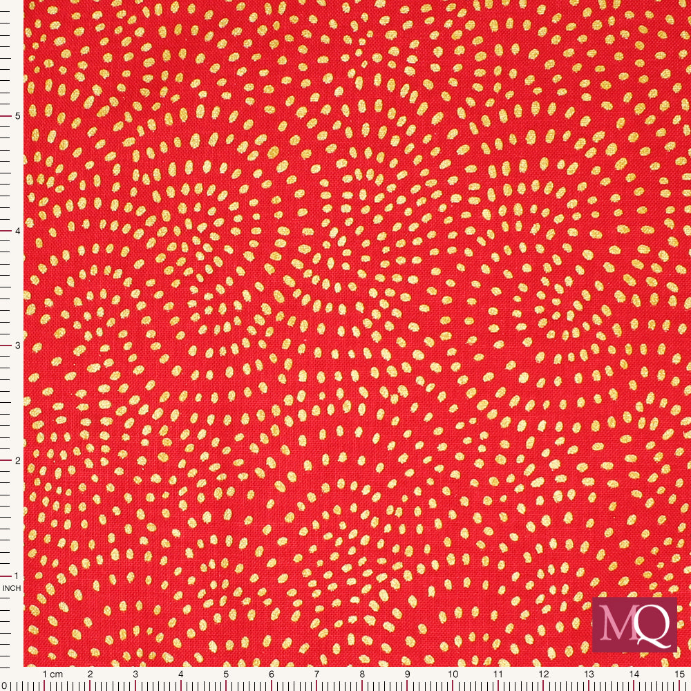 Twist- Red /Gold Metallic by Dashwood Studio