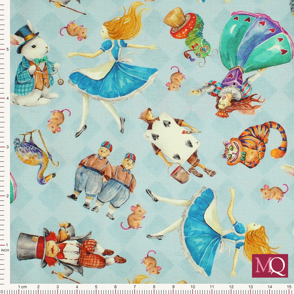 Alice by Fiona Clarke for Nutex - Characters blue
