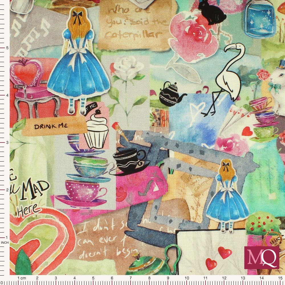 Alice by Fiona Clarke for Nutex - Collage Multi