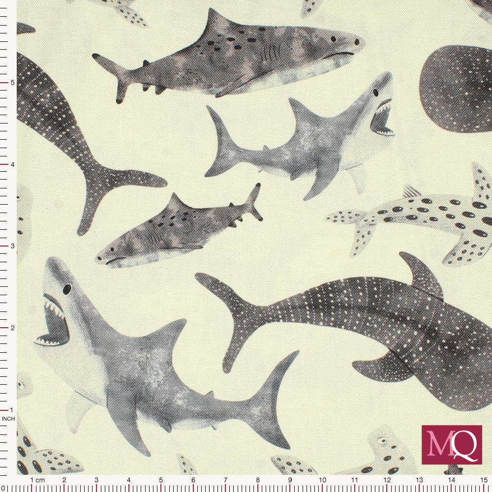 Underwater World by Mel Armstrong for Nutex - Sharks