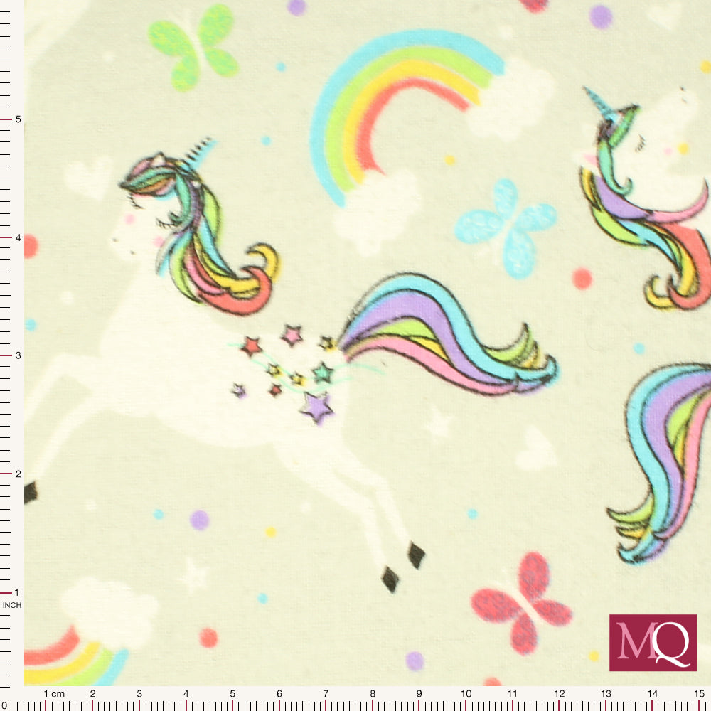 Unicorns and Rainbows Comfy Flannel - Remnant