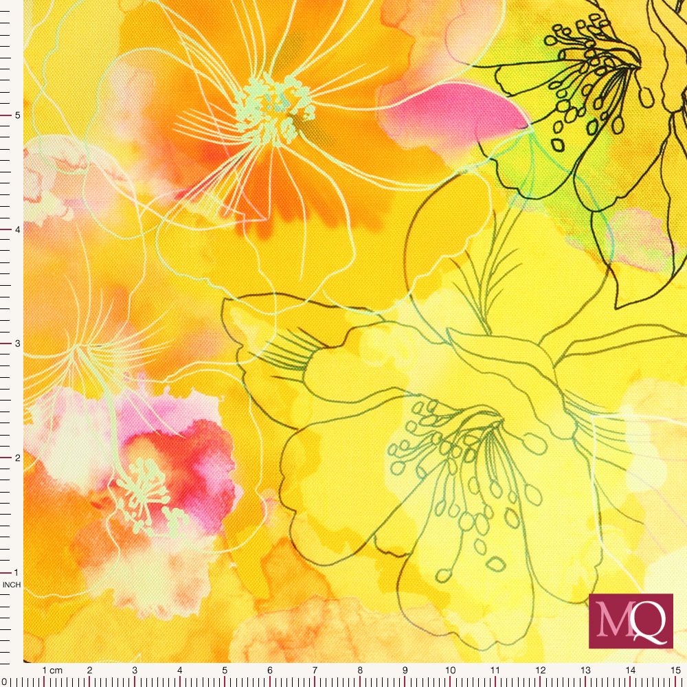 Artful Blooms by Robert Kaufman - Canary