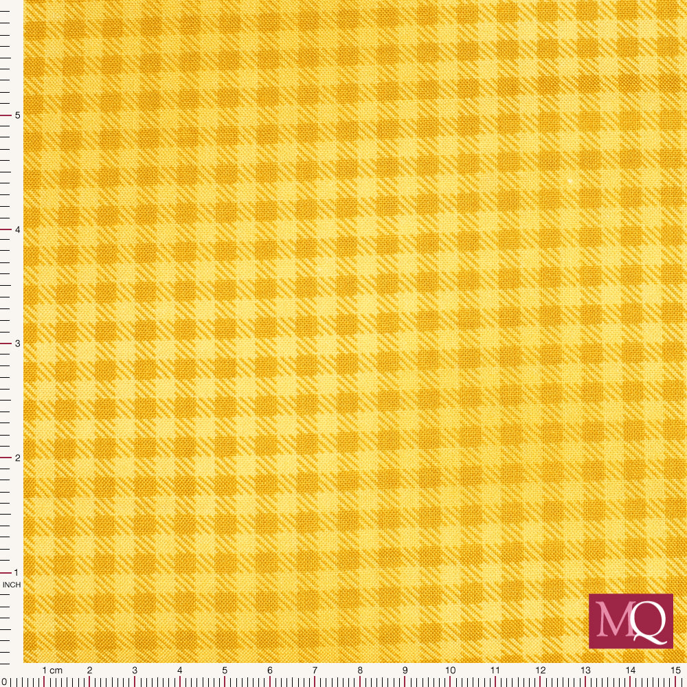 Heartland by Cheryl Haynes for Benartex - Wool Check Gold Reduced NOW £10m