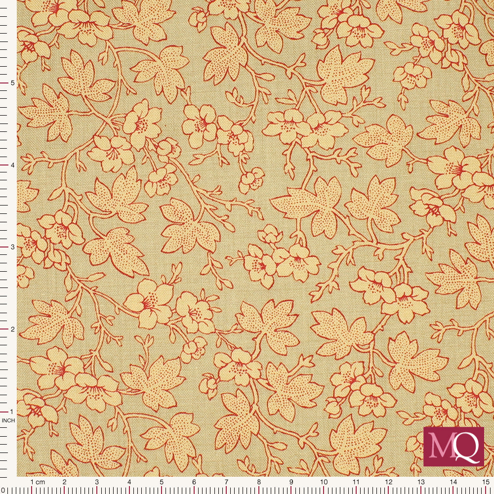 Rouenneries Trois by French General for Moda - Mignon - Roche Rouge