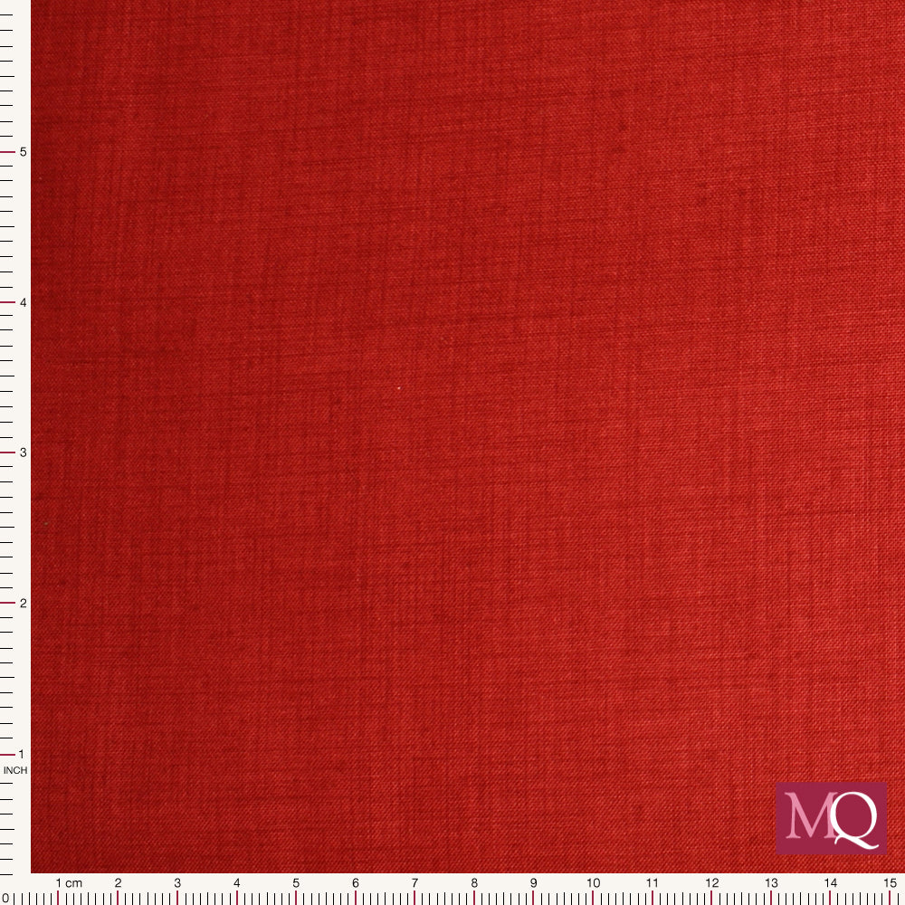 French General Solids for Moda -Bijou - Rouge Linen Texture